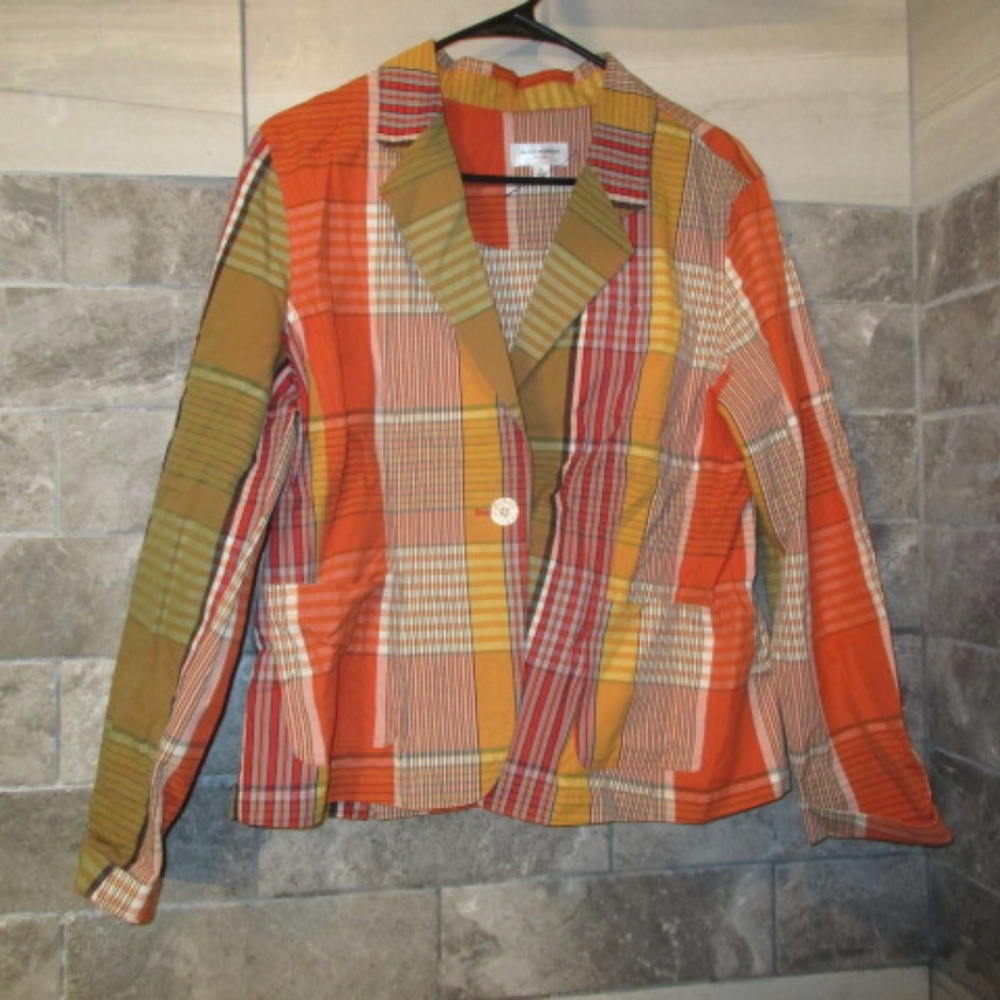 ISAAC MIZRAHI WOMENS BLAZER JACKET SZXL